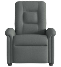 Massagesessel Elektrisch Dunkelgrau Stoff