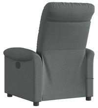 Massagesessel Elektrisch Dunkelgrau Stoff