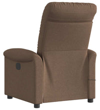 Massagesessel Elektrisch Braun Stoff