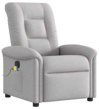 Massagesessel Elektrisch Wolkengrau Stoff
