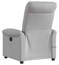 Massagesessel Elektrisch Wolkengrau Stoff
