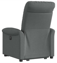 Relaxsessel mit Aufstehhilfe Dunkelgrau Stoff