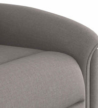 Relaxsessel mit Aufstehhilfe Taupe Stoff