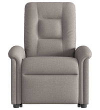 Relaxsessel mit Aufstehhilfe Taupe Stoff