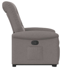 Relaxsessel mit Aufstehhilfe Taupe Stoff