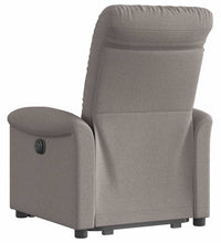 Relaxsessel mit Aufstehhilfe Taupe Stoff