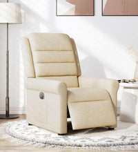 Relaxsessel Elektrisch Creme Stoff