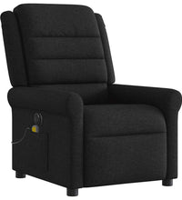 Massagesessel Elektrisch Schwarz Stoff