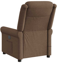 Massagesessel Elektrisch Braun Stoff
