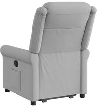 Relaxsessel mit Aufstehhilfe Elektrisch Wolkengrau Stoff