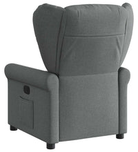 Relaxsessel Elektrisch Dunkelgrau Stoff