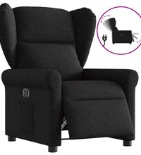 Relaxsessel Elektrisch Schwarz Stoff