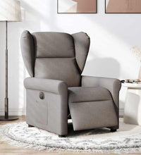 Relaxsessel Elektrisch Taupe Stoff