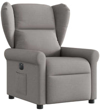 Relaxsessel Elektrisch Taupe Stoff