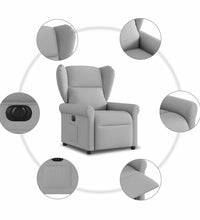 Relaxsessel Elektrisch Wolkengrau Stoff