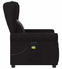 Massagesessel Elektrisch Schwarz Stoff