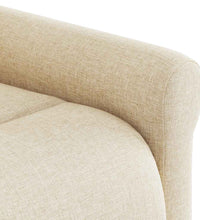 Massagesessel Elektrisch Creme Stoff
