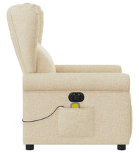 Massagesessel Elektrisch Creme Stoff