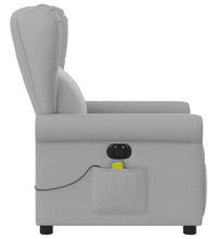 Massagesessel Elektrisch Wolkengrau Stoff