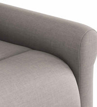 Relaxsessel mit Aufstehhilfe Taupe Stoff