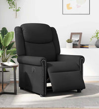 Relaxsessel Elektrisch Glänzend Schwarz Kunstleder