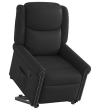 Stehsessel Glänzendes schwarzes Kunstleder