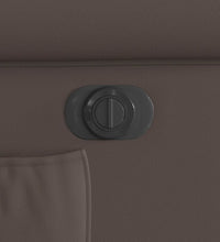Relaxsessel Aufstehen Elektrisch Glänzend Braun Kunstleder