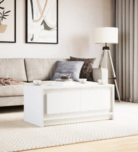 LED-Couchtisch Weiß Holzwerkstoff