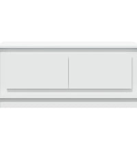 LED-Couchtisch Weiß Holzwerkstoff