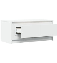 LED-Couchtisch Weiß Holzwerkstoff