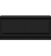 LED-Couchtisch Schwarz Holzwerkstoff