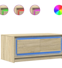 LED-Couchtisch Sonoma-Eiche Holzwerkstoff