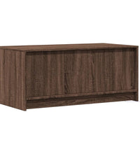 LED-Couchtisch Braun Eichen-Optik Holzwerkstoff