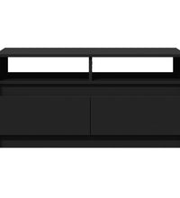 LED-Couchtisch Schwarz Holzwerkstoff