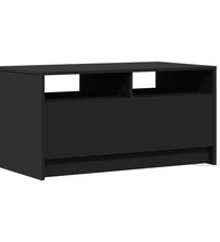 LED-Couchtisch Schwarz Holzwerkstoff