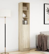 LED-Sideboard Sonoma-Eiche 36x32,5x200 cm Holzwerkstoff