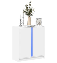 LED-Sideboard Weiß 77x34x85 cm Holzwerkstoff