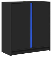 LED-Sideboard Schwarz 77x34x85 cm Holzwerkstoff