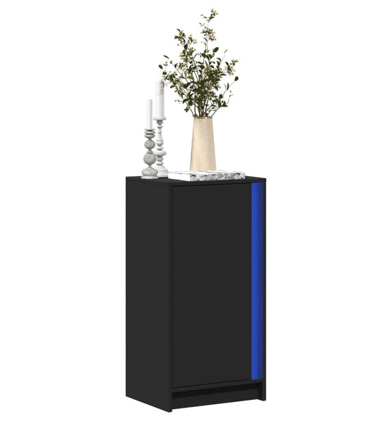 LED-Sideboard Schwarz 42,5x34x85 cm Holzwerkstoff