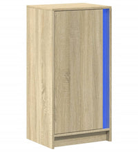 LED-Sideboard Sonoma-Eiche 42,5x34x85 cm Holzwerkstoff