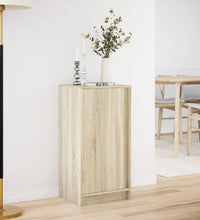 LED-Sideboard Sonoma-Eiche 42,5x34x85 cm Holzwerkstoff