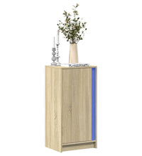 LED-Sideboard Sonoma-Eiche 42,5x34x85 cm Holzwerkstoff