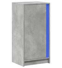LED-Sideboard Betongrau 42,5x34x85 cm Holzwerkstoff
