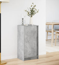 LED-Sideboard Betongrau 42,5x34x85 cm Holzwerkstoff