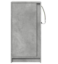 LED-Sideboard Betongrau 42,5x34x85 cm Holzwerkstoff