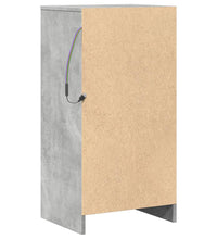 LED-Sideboard Betongrau 42,5x34x85 cm Holzwerkstoff
