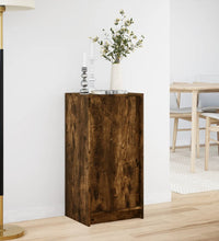 LED-Sideboard Räuchereiche 42,5x34x85 cm Holzwerkstoff