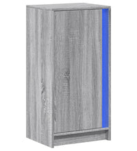 LED-Sideboard Grau Sonoma 42,5x34x85 cm Holzwerkstoff