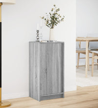 LED-Sideboard Grau Sonoma 42,5x34x85 cm Holzwerkstoff