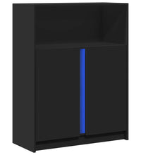 LED-Sideboard Schwarz 77x34x100 cm Holzwerkstoff